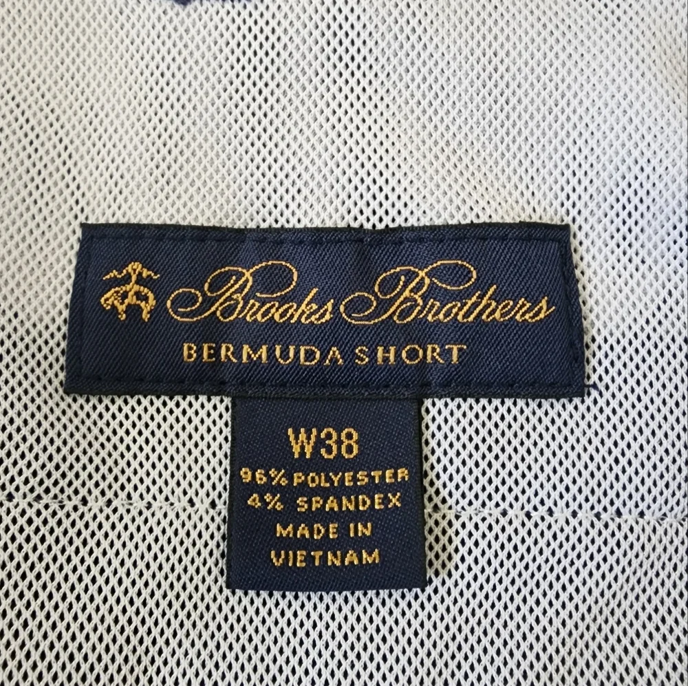 Brooks Brothers Swim Shorts Mens 38 Navy Blue 9